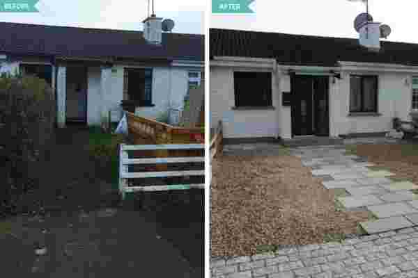 Before&after: de la un bungalou în care creșteau copaci, la acasă pentru o familie cu doi copii